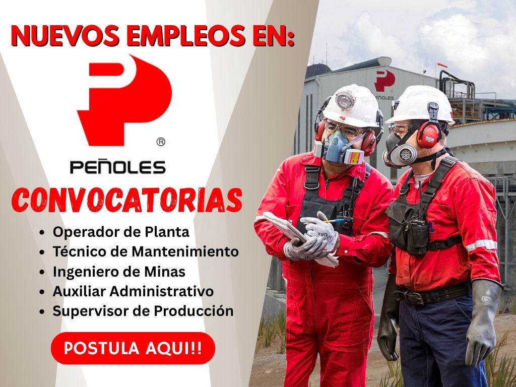 Vacantes Peñoles 2026